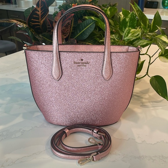 kate spade Handbags - Kate Spade Glimmer Satchel W/Detachable Crossbody/Shoulder Strap, Mitten Pink.